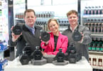 Michael Jackson Head of Commercial at Belfast City Airport James Richardson Owner of Basalt Distillery and Gillian ONeill Store Manager at World Duty Free at Belfast City Airport | eTurboNews | eTN
